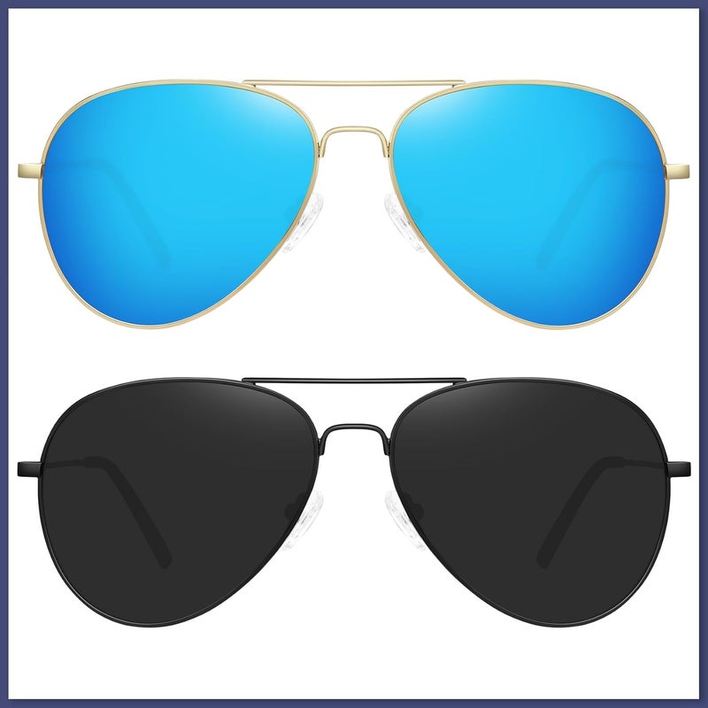 WOWSUN Classic Polarized Aviator Sunglasses for Women Men - Image 5
